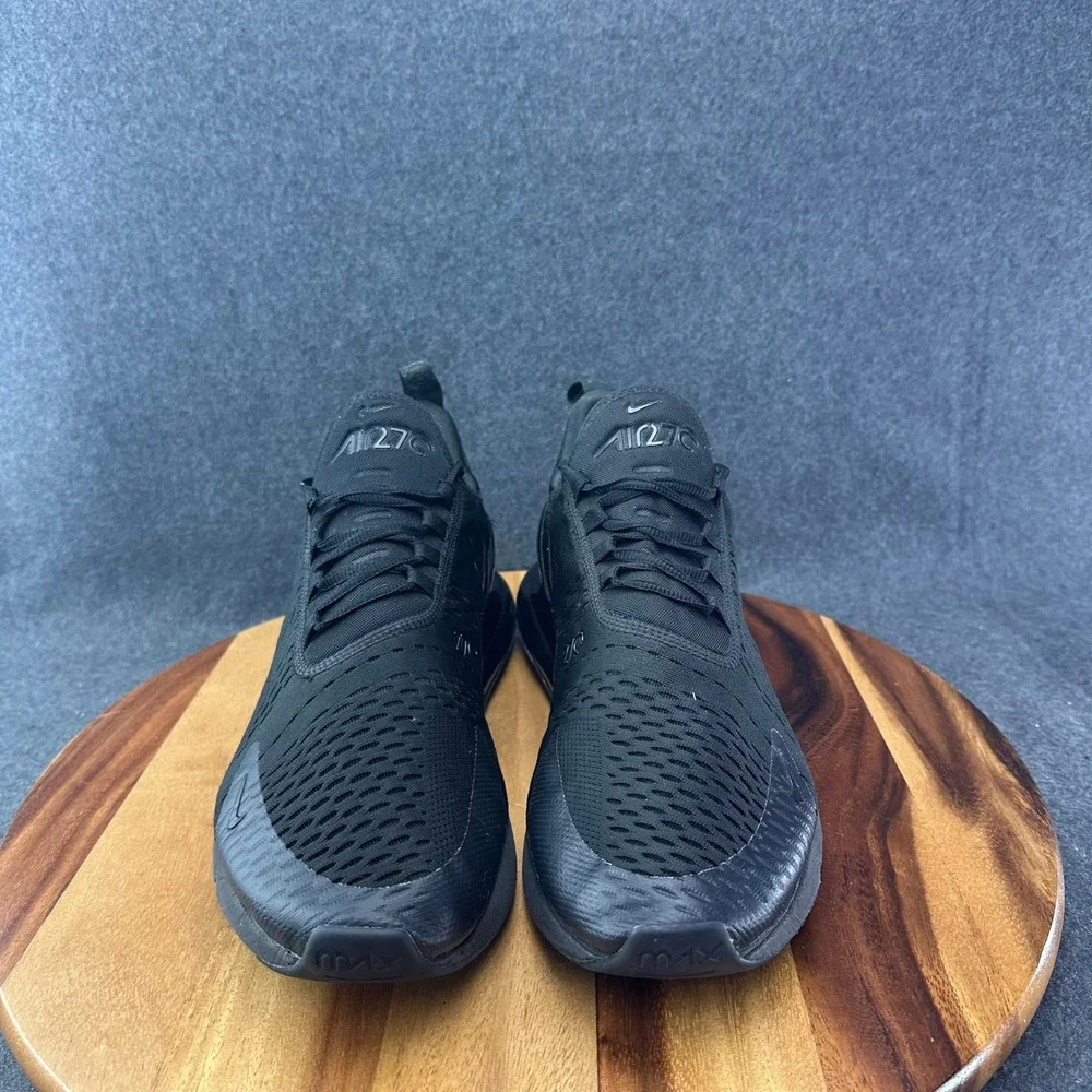 Nike Air Max 270 Triple Black Size 14 Men's Running Training Shoes AH8050-005